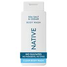 Gel de banho Native Sea Salt & Cedar 532 ml sem sulfatos