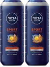 Gel de Baño NIVEA MEN Sport con Minerales Revitalizantes 500 mL x2