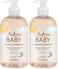 Gel de Baño y Shampoo para Bebé SheaMoisture 384ml Aceite de Coco Virgen