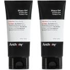 Gel de barbear Anthony para pele sensível 180 ml (pacote com 2) Gel de barbear Anthony para pele sensível 180 ml (pacote com 2)