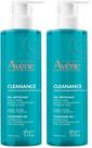 Gel de Limpeza Cleanance Avène 2x400ml Rosto e Corpo Gel de Limpeza Cleanance Avène 2x400ml Rosto e Corpo