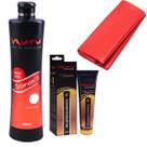 Gel de massagem nuru standard 500ml lubrificante e lençol
