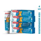 Gel Dental Infantil Regenerador Sensitive Kids 50g DentalClean 4 unidades