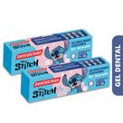 Gel Dental Infantil Stitch Disney Sabor Morango Dental Clean 2 unidades