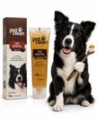 Gel Dental Pasta de Dente Cães Gatos 90g Sabor Chocolate