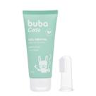 Gel Dental Sem Flúor 50g Sabor Fruta com Escova Massageadora Anticáries Vegano Infantil Buba