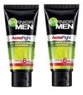 Gel Facial Garnier Men Acno Fight 100 mL Pack de 2