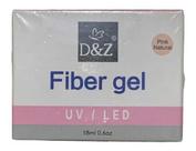 Gel Fiber Gel D&z Led Uv Unhas Fibra Acrigel Porcelana 18ml