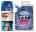 Gel Glitter CAI BEAUTY NYC Rosto Corpo e Cabelo Halloween 90 ml Azul Gel Glitter CAI BEAUTY NYC Rosto Corpo e Cabelo Halloween 90 ml Azul