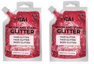 Gel Glitter CAI BEAUTY NYC Rosto Corpo e Cabelo Halloween 90 ml Vermelho Gel Glitter CAI BEAUTY NYC Rosto Corpo e Cabelo Halloween 90 ml Vermelho
