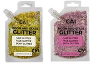 Gel Glitter CAI BEAUTY NYC Rosto Corpo e Cabelo Halloween 90mlX2