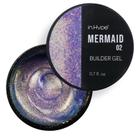 Gel Hard Builder para sobreposições, extensões e fortalecimento de unhas IN.HYPE Mermaid Chameleon