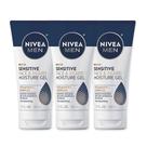 Gel Hidratante Nivea Men para Rosto e Barba Sensíveis - 50ml (Kit com 3 Unidades)