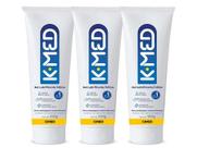 gel lubrificante intimo kmed 100g kit 3 unidades cimed