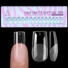 Gel Nail Tips Bartbox Square 320 unidades de capa completa média