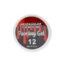 Gel Paint 12 Vermelho Decoração Unhas 10g - Helen Color