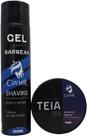 Gel Para Barbear 300ml - Pomada Teia 130g Cavier Cosméticos