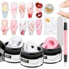 Gel para esculpir unhas SUPWEE Pearl White Pink 3D 42mL