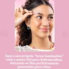 Gel para Sobrancelha Modelador com Pincel Melu by Ruby Rose