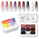 Gel para unhas Karroy Sponge Pat Paint 9 cores Ombre Gradient