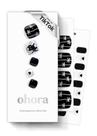 Gel Pedi Strips Gohora Semi Curred P Jumping Cat Black