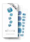Gel Pedi Strips Sohora Semi Curred P Baccarat Blue com acessórios