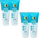 Gel Pós Sol para Face e Corpo Natusol 120ml Natuflores - kit 4un