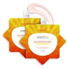 Gel protetor solar SPF50 PA+++, leve, resistente à água, pacote com 2