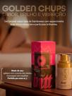 Gel sabor de bala de framboesa com efeito quente - golden chups - 17ml - intt cosméticos