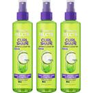 Gel Spray Garnier Fructis Style Curl Shape Defining - 3 Unidades de 250mL
