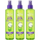 Gel Spray Garnier Fructis Style Curl Shape Defining - 3 Unidades de 250mL