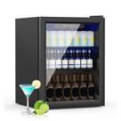 Geladeira de bebidas DollarDash Compact 70 latas/37L com porta de vidro