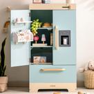 Geladeira de brinquedos ROBUD Refrigerador com dispensador de gelo Kids 3+