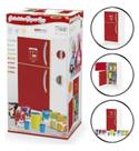 Geladeira De Cozinha Brinquedo Infantil Vermelha De Madeira Junges Geladeira De Cozinha Brinquedo Infantil Vermelha De Madeira Junges