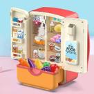 Geladeira de simulação de brinquedos infantis finge ser uma