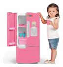 Geladeira Frost Fun Brinquedo Infantil Rosa C/ Acessorios