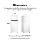 Geladeira LG Frost Free Inverter 395L Duplex Cor Branca - 127V