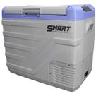 Geladeira Portátil 01 Porta 50 Litros Cinza Smart Import Barco Camping Acampamento Caminhão Lancha