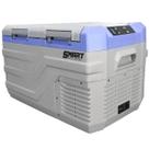 Geladeira Portátil 02 Portas 35 Litros Cinza Smart Import Barco Camping Acampamento Caminhão Lancha