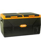Geladeira Portátil Black Para Caminhão 75 Litros 12V/24V Elber Camping Trailer Motorhome Carro Van