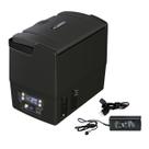 Geladeira Portátil Caminhão 18 Litros Preta Digital 12v 24v com Bluetooth + Fonte 12v 24v 110v 220v (Kit) - Resfriar