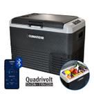 Geladeira Portátil Climatizar 40 Litros Quadrivolt 12v 24v 110v 220v Bluetooth USB - Caminhão Camping