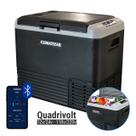 Geladeira Portátil Climatizar 50 Litros Quadrivolt 12v 24v 110v 220v Bluetooth USB - Caminhão Camping