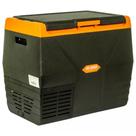 Geladeira Portátil Elber Black 35 Litros 12/24v Com fonte Conversora Preto e Laranja