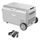 Geladeira Portátil Elber Day2Day D60 Pro 60L 12V/24V Com Rodas + Fonte 127V/220V