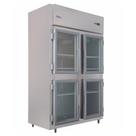 Geladeira/Refrigerador Comercial 4 Portas de Vidro 900L RF-065 Frilux +2C a +8C