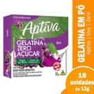 Gelatina Apti Zero Uva 12g - Embalagem com 18 Unidades