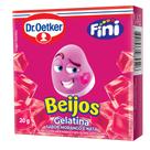 Gelatina Dr. Oetker Fini Beijos Sabor Morango e Nata 20g