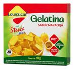 Gelatina Em Pó Diet Com Stevia Plus Maracuja Lowçucar 10gr