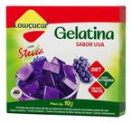 Gelatina Em Pó Diet Com Stevia Plus Uva Lowçucar 10gr